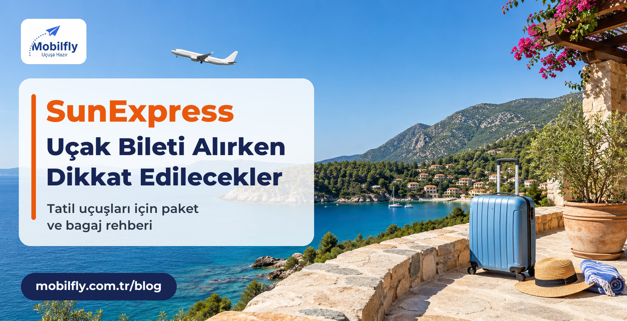 SunExpress Uçak Bileti Alırken Dikkat Edilmesi Gerekenler