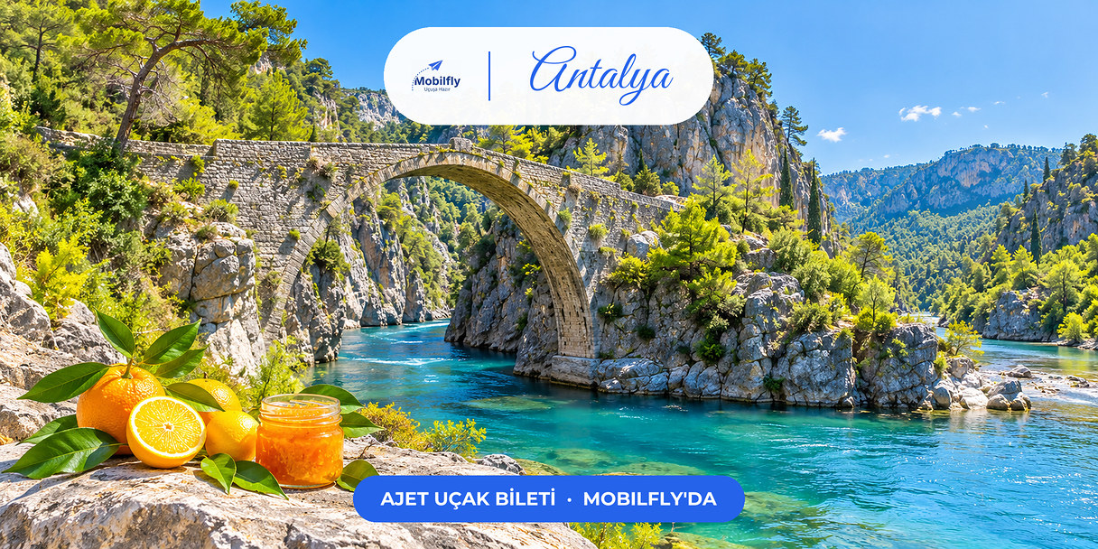 Köprülü Kanyon'da Köprüçay üzerindeki Oluk Köprü, Antalya