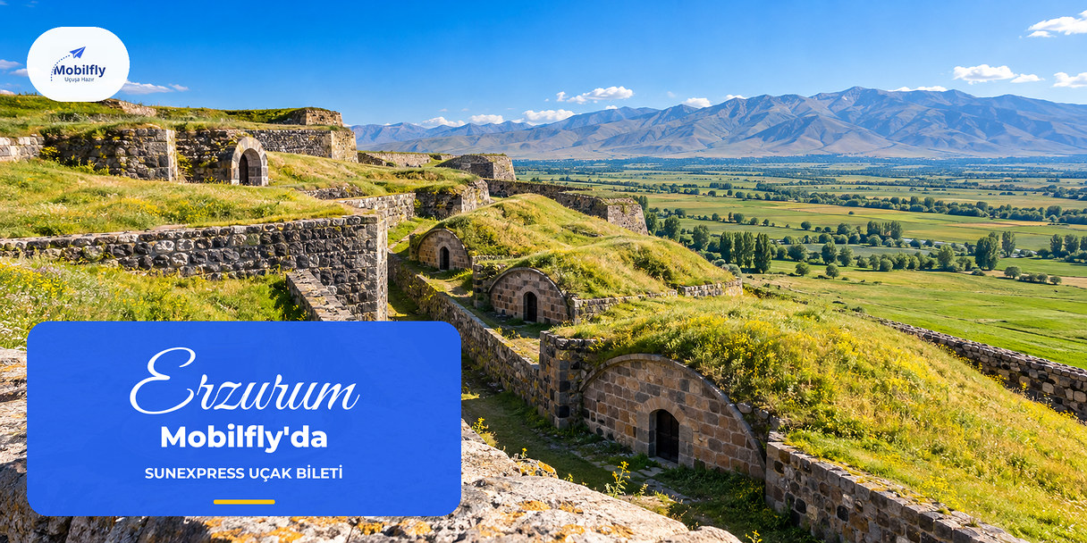 Erzurum'da Aziziye Tabyası'nın toprak siperleri ve ova