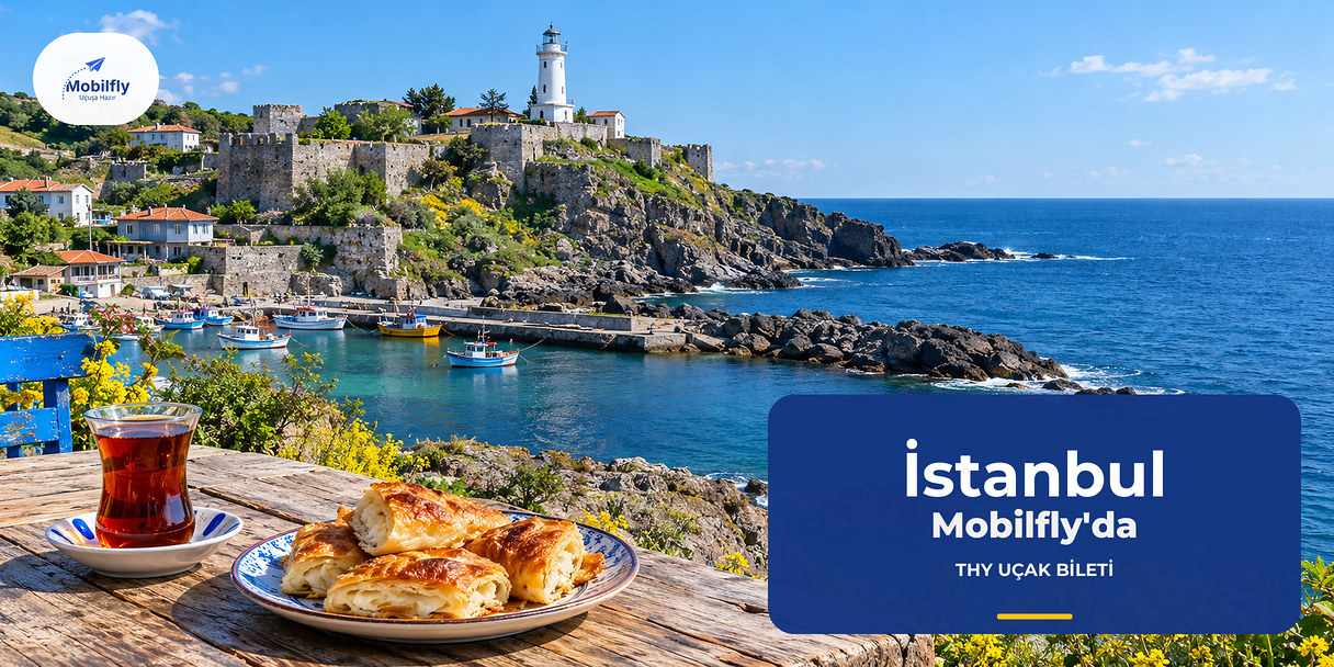 Rumelifeneri'nde deniz feneri ve balıkçı barınağı, İstanbul